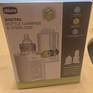 Chicco Digital Bottle Warmer & Sterilizer - White